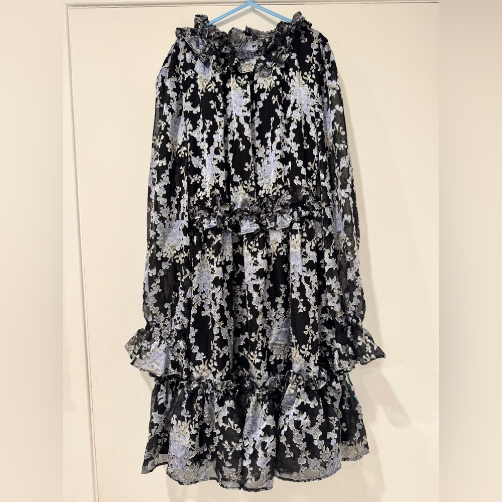 EUC Ted Baker ruffle mini dress - Picture 4 of 9